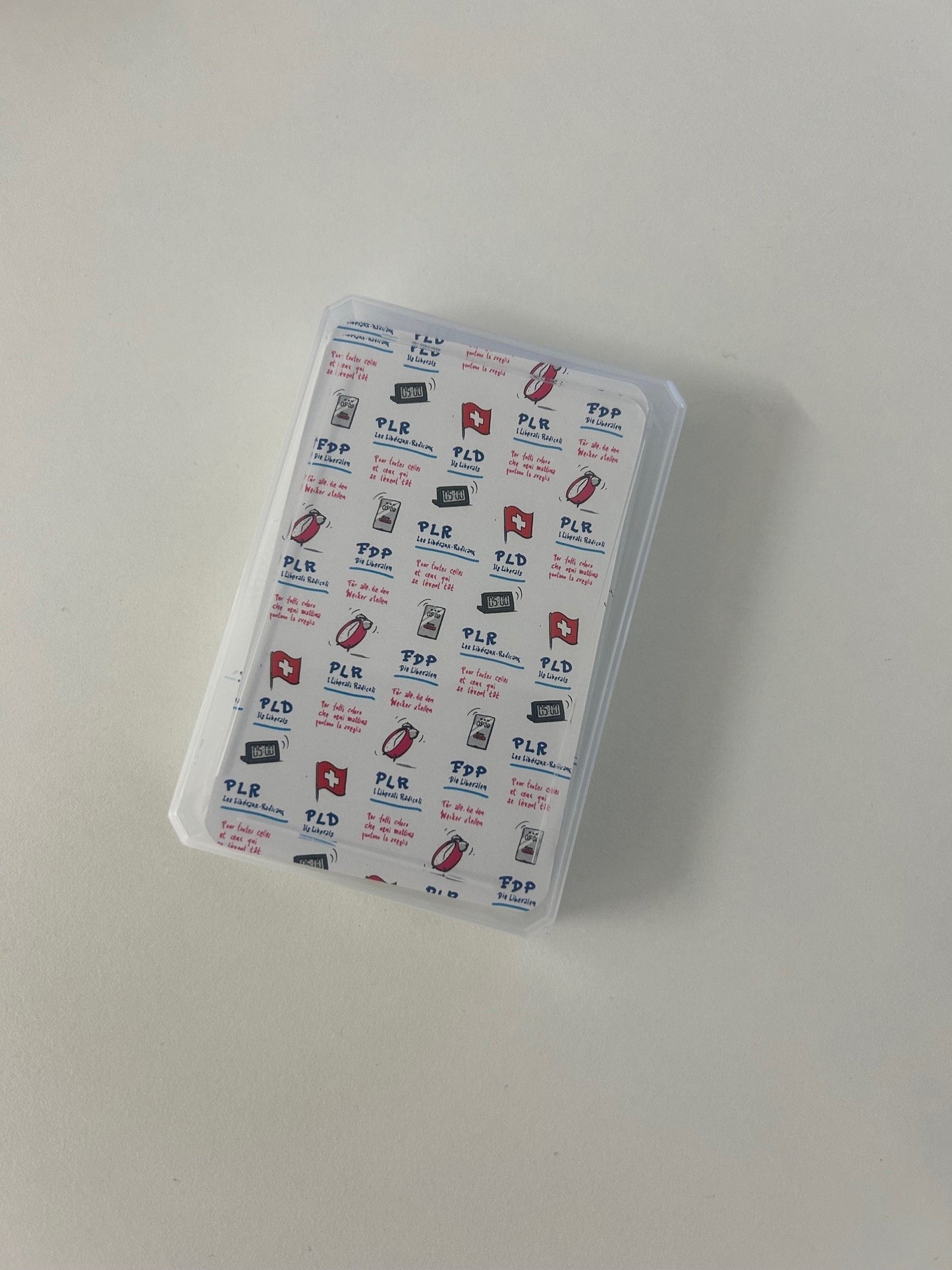 FDP Jasskarten mit Logo FDP