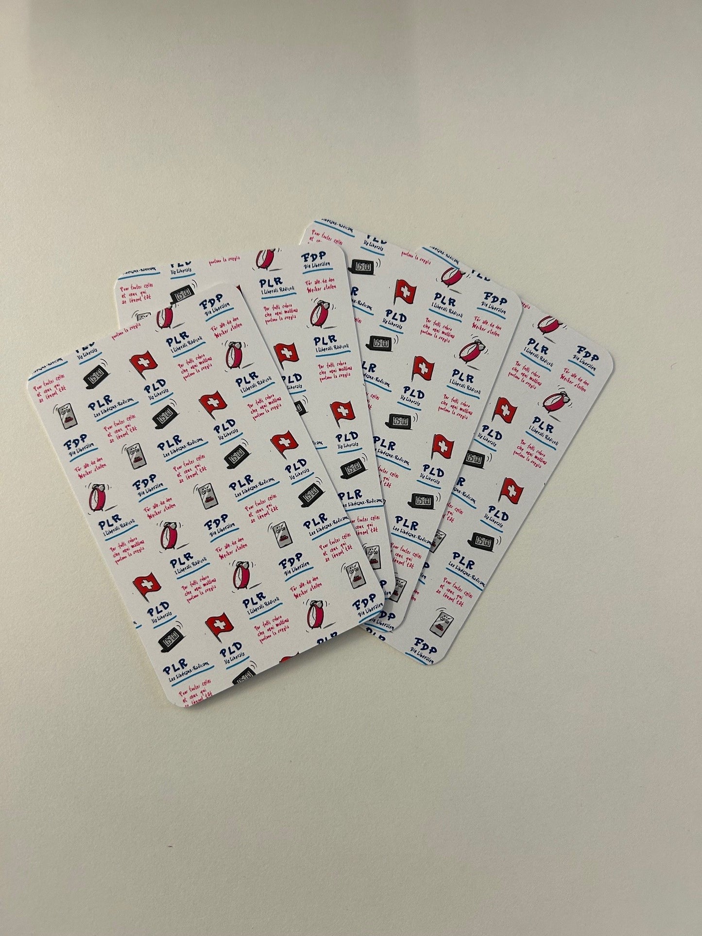 FDP Jasskarten mit Logo FDP